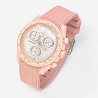 Textured premium rubber MoonSwatch strap for the Omega x Swatch
