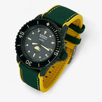 Blancpain x Swatch strap for the Scuba Fifty Fathoms Green Abyss