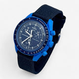 Canvas MoonSwatch strap for the Omega x Swatch