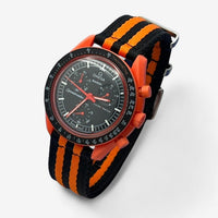 Smooth NATO MoonSwatch strap for the Omega x Swatch