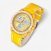 Two-band rubber MoonSwatch strap for the Omega x Swatch
