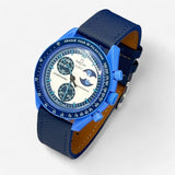 MoonSwatch strap for the Super Blue Moonphase