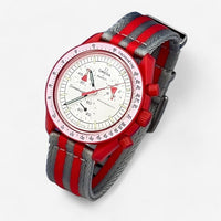 Smooth NATO MoonSwatch strap for the Omega x Swatch