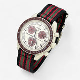 Smooth NATO MoonSwatch strap for the Omega x Swatch