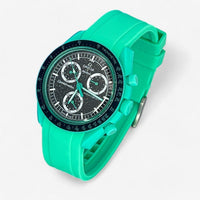 Plain premium rubber MoonSwatch strap for the Omega x Swatch