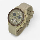 Plain premium rubber MoonSwatch strap for the Omega x Swatch