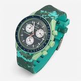 Military rubber MoonSwatch strap for the Omega x Swatch
