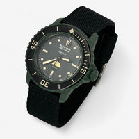 Woven NATO Blancpain x Swatch strap for the Scuba Fifty Fathoms