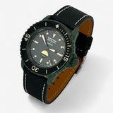Textured genuine leather Blancpain x Swatch strap for the Scuba Fifty Fathoms
