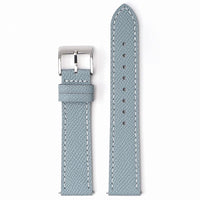 Textured genuine leather MoonSwatch strap for the Omega x Swatch