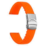 Ribbed rubber MoonSwatch strap for the Omega x Swatch