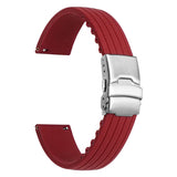 Ribbed rubber MoonSwatch strap for the Omega x Swatch