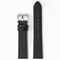 Textured genuine leather MoonSwatch strap for the Omega x Swatch