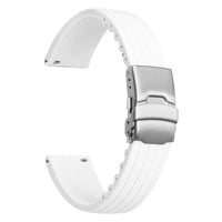 Ribbed rubber MoonSwatch strap for the Omega x Swatch