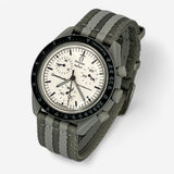 Smooth NATO MoonSwatch strap for the Omega x Swatch