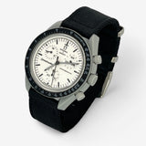 Smooth NATO MoonSwatch strap for the Omega x Swatch
