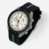 Single-band rubber MoonSwatch strap for the Omega x Swatch