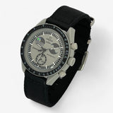 Smooth NATO MoonSwatch strap for the Omega x Swatch