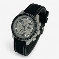 Two-band rubber MoonSwatch strap for the Omega x Swatch