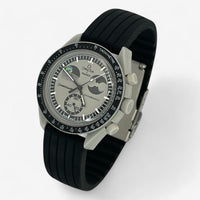 Ribbed rubber MoonSwatch strap for the Omega x Swatch