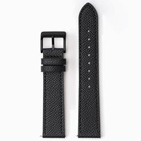 Textured genuine leather MoonSwatch strap for the Omega x Swatch