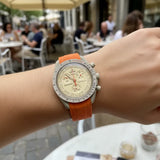 Premium rubber MoonSwatch strap for the Omega x Swatch