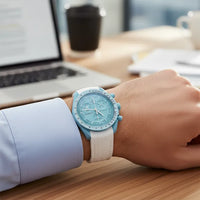 Premium rubber MoonSwatch strap for the Omega x Swatch