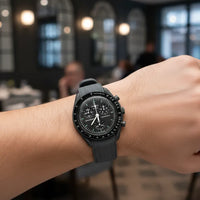 Premium rubber MoonSwatch strap for the Omega x Swatch