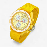 Premium canvas MoonSwatch strap for the Omega x Swatch