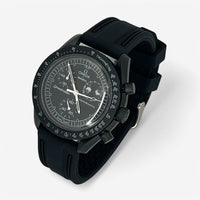 Two-band rubber MoonSwatch strap for the Omega x Swatch