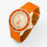 Blancpain x Swatch strap for the Scuba Fifty Fathoms Arctic Ocean