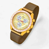 Designer stainless steel MoonSwatch strap for the Omega x Swatch