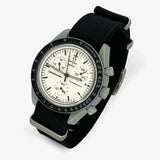 MoonSwatch strap for the Mission 1965