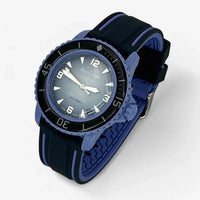 Blancpain x Swatch strap for the Scuba Fifty Fathoms Atlantic Ocean