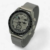 Designer stainless steel MoonSwatch strap for the Omega x Swatch