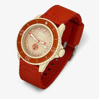 Blancpain x Swatch strap for the Scuba Fifty Fathoms Arctic Ocean