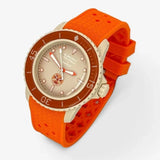 Blancpain x Swatch strap for the Scuba Fifty Fathoms Arctic Ocean