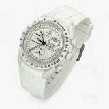 Designer premium rubber MoonSwatch strap for the Omega x Swatch