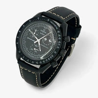 Genuine leather MoonSwatch strap for the Omega x Swatch