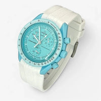 Designer premium rubber MoonSwatch strap for the Omega x Swatch