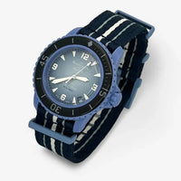 Blancpain x Swatch strap for the Scuba Fifty Fathoms Atlantic Ocean