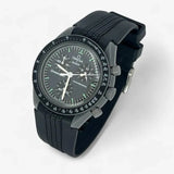 Designer premium rubber MoonSwatch strap for the Omega x Swatch