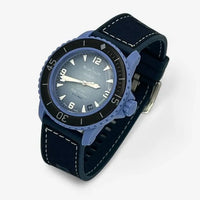 Blancpain x Swatch strap for the Scuba Fifty Fathoms Atlantic Ocean
