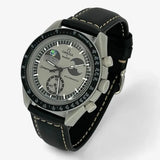 Genuine leather MoonSwatch strap for the Omega x Swatch