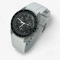 Designer premium rubber MoonSwatch strap for the Omega x Swatch