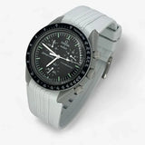 Designer premium rubber MoonSwatch strap for the Omega x Swatch