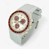 Designer premium rubber MoonSwatch strap for the Omega x Swatch