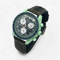 Genuine leather MoonSwatch strap for the Omega x Swatch