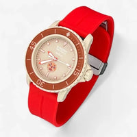 Blancpain x Swatch strap for the Scuba Fifty Fathoms Arctic Ocean