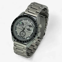 Stainless steel MoonSwatch strap for the Omega x Swatch